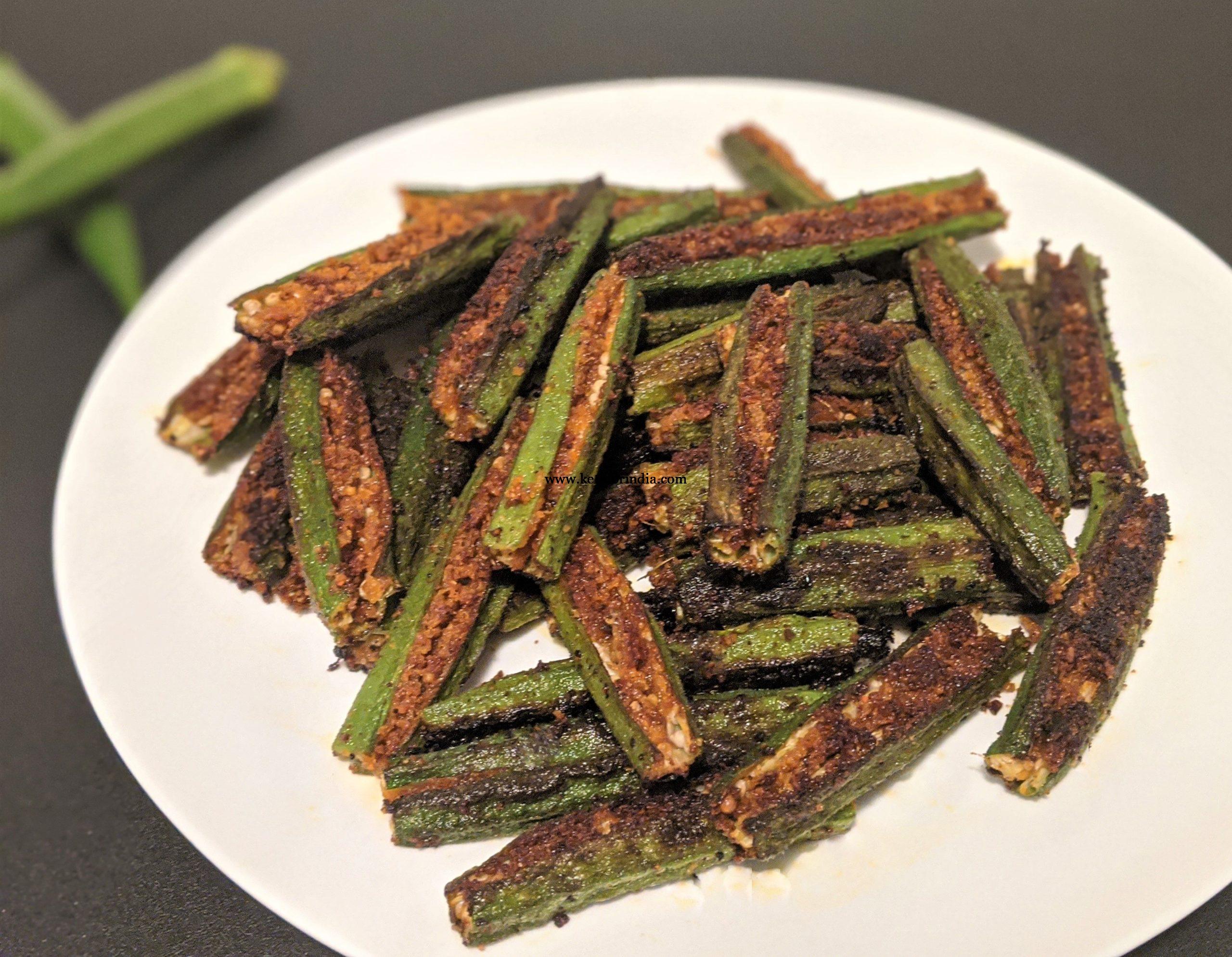 Keto Bharwa Bhindi