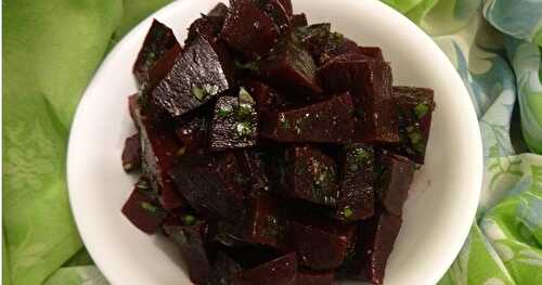 BETTERAVES AU FOUR / ROASTED BEETROOTS / REMOLACHAS ASADAS /  شمندر (باربا- بنجر) في الفرن