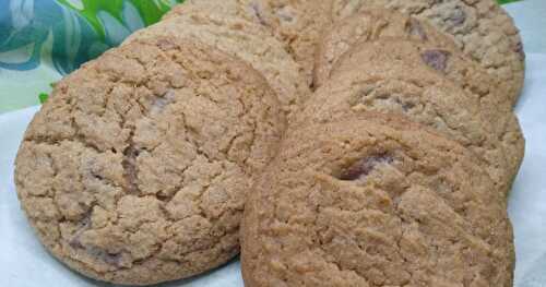 BISCUITS À LA FARINE DE BLÉ ET AU CHOCOLAT / WHOLE WHEAT CHOCOLATE COOKIES / GALLETAS DE HARINA DE TRIGO Y CHOCOLATE / بيسكوي بدقيق القمح و الشوكولاتة