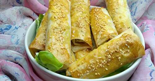 CIGARES DE VIANDE HACHÉE À LA MAROCAINE / MOROCCAN MEAT CIGARS / ROLLOS DE CARNE PICADA AL ESTILO MARROQUI / اصابع اللحم المفروم (سيجار) 