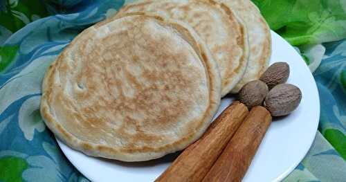 CRÊPES AMÉRICAINES AUX ÉPICES / SPICED PANCAKES / PANQUEQUES CON ESPECIAS / فطائر(بانكيك) متبلة