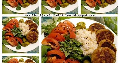 GALETTES DE BŒUF HACHÉ / GROUND BEEF PATTIES / TORTITAS DE CARNE MOLIDA /  خبيزات كفتة اللحم