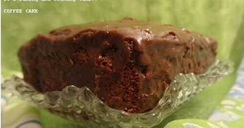 GÂTEAU AU CAFÉ (SANS OEUFS)/ COFFEE CAKE (EGGLESS) / BIZCOCHO CON CAFÉ (SIN HUEVOS)