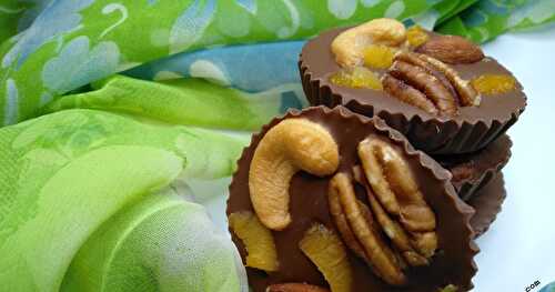 MENDIANTS EN CHOCOLAT / CHOCOLATE MENDIANTS / MENDIANTS DE CHOCOLATE /مونديان الشوكولاطة