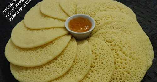 MINI BAGHRIR (CRÊPES / PANCAKES / PANQUEQUES) (VERSION 3) 
