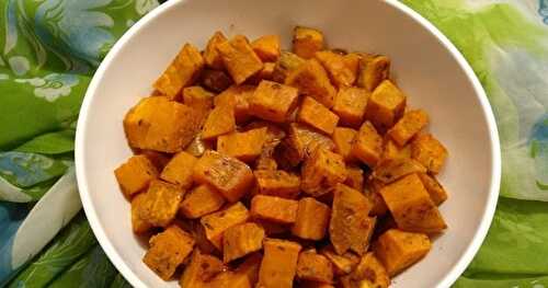 PATATES DOUCES RÔTIES / ROASTED SWEET POTATOES / BATATAS AL HORNO /بطاطا حلوة مشوية في الفرن 