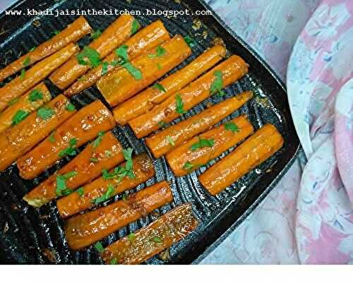 CAROTTES GLACÉES / GLAZED CARROTS / ZANAHORIAS GLASEADAS / الجزر المزجج