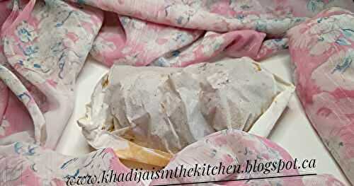 Poulet en papillote / Chicken en Papillote / Pollo en Papillote / (En Papillote ) دجاج مطهو ​​في البابييوت    
