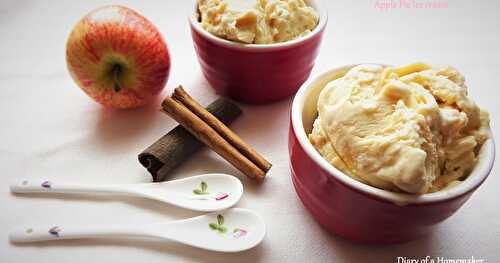 Apple pie ice cream