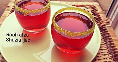 Rooh Afza Syrup Recipe