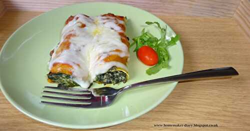 Spinach and Ricotta Cannelloni Recipe