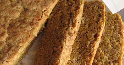 EGGLESS CARROT AND COCONUT BREAD