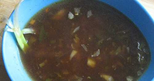 VEGETARIAN MANCHOW SOUP