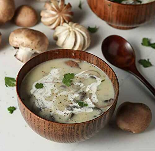 Simple Cream of Mushroom Soup Recipe