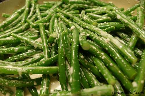 Irresistible french green beans in a creamy sauce