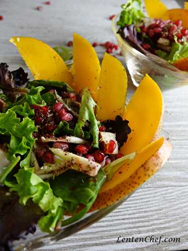 Zaatar salad for showing off