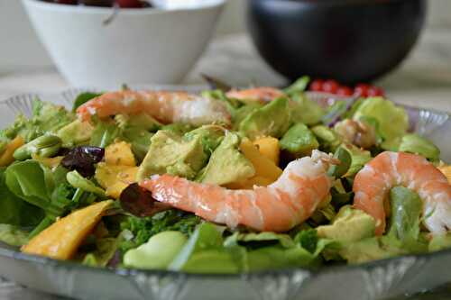 Christine's mango avocado and shrimp salad