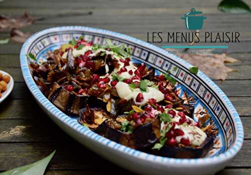 Roasted aubergine salad my way - Les menus plaisir
