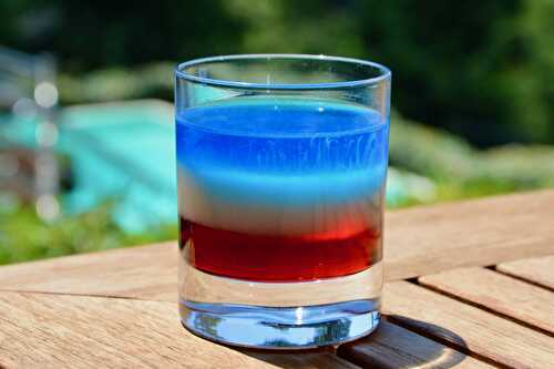 French Flag Cocktail