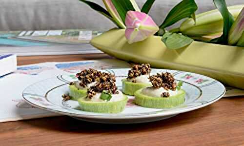 SMOKEY SEEDS/CASHEW CREAM COURGETTE