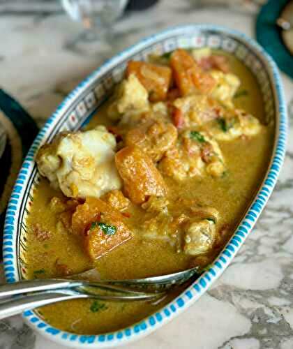 The monkfish curry, madagascan way