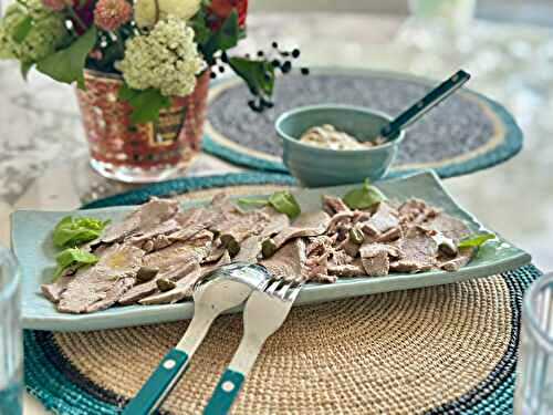 Easy Authentic Vitello Tonnato (Italian Veal with tuna Sauce Recipe)