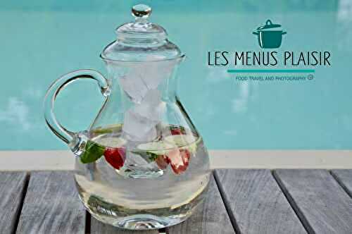 Strawberry, Cucumber,  Mint Infused Water Recipe