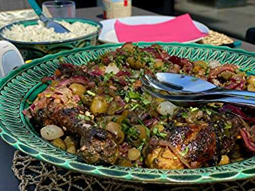 Nahed’s chicken Yassa