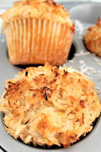 Gluten Free Pineapple Coconut Muffins