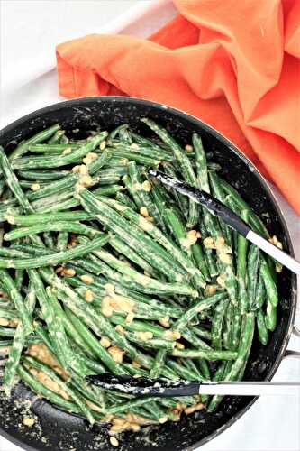 Green Beans with Dijon Cream Sauce