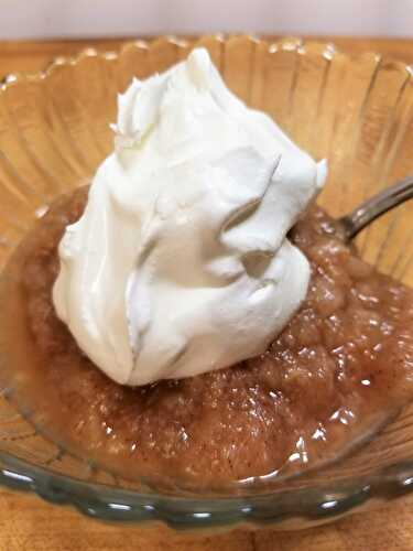 Instant Pot No Sugar Added Applesauce