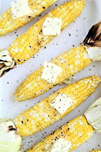 No Fuss Grilled Corn on the Cob