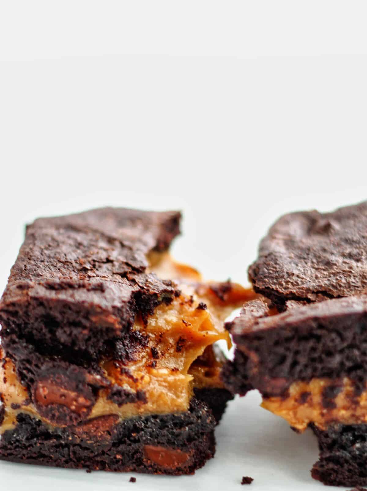 Gluten Free Caramel Brownies