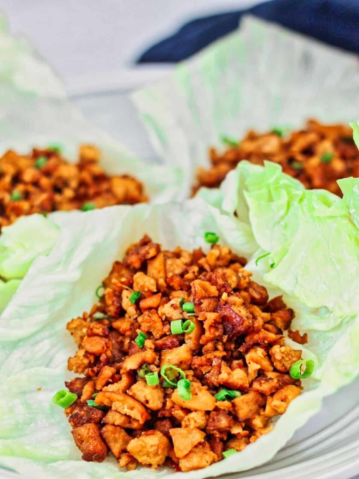 Gluten Free Lettuce Wraps (PF Chang's Copycat)