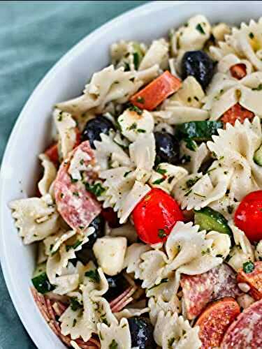 Easy Bow Tie Italian Pasta Salad
