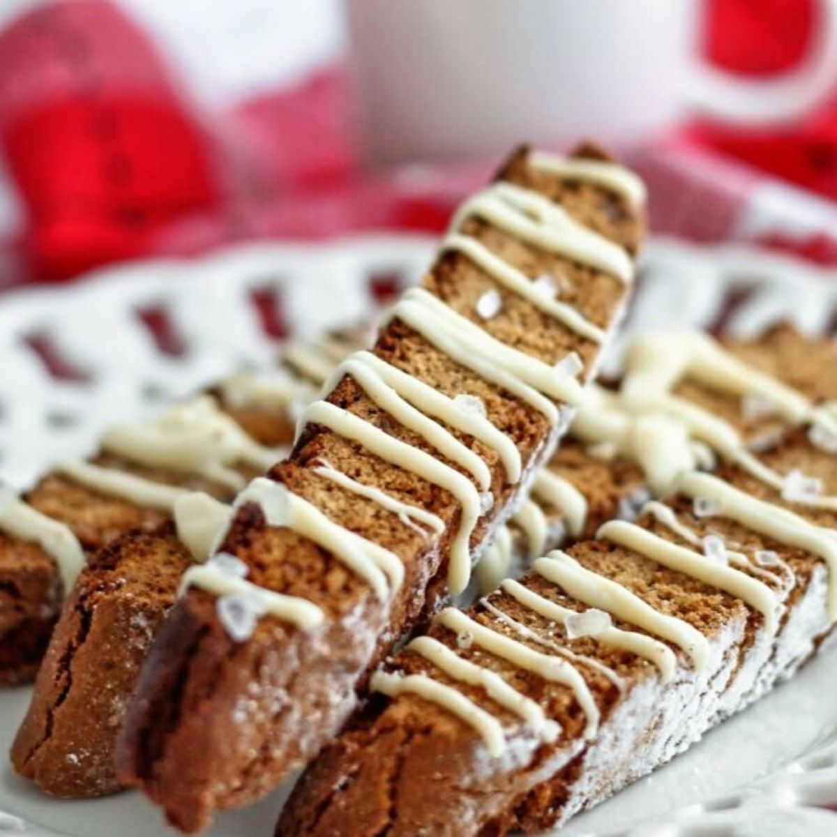 Gluten Free Gingerbread Biscotti