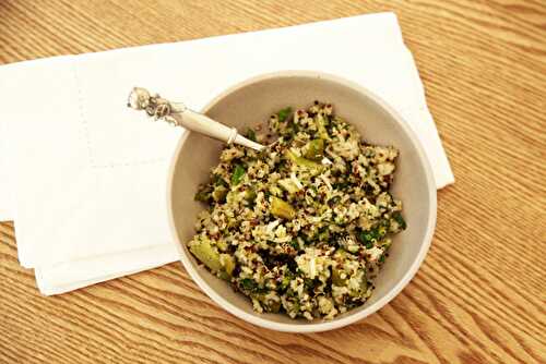 Quinoa Salad with Green Veggies
