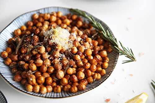 Fried Chickpeas with rosemary and lemon