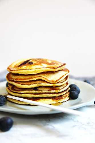 Healthyish Ricotta Pancakes