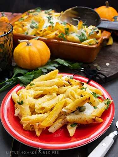 Spooky Pumpkin Mac and Cheese • Little Nomads Recipes 🎃