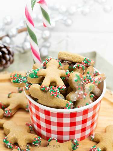 Mini Gingerbread Men Cookies • Little Nomads Recipes