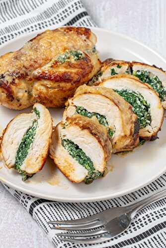 Ricotta and Spinach Stuffed Chicken Breasts