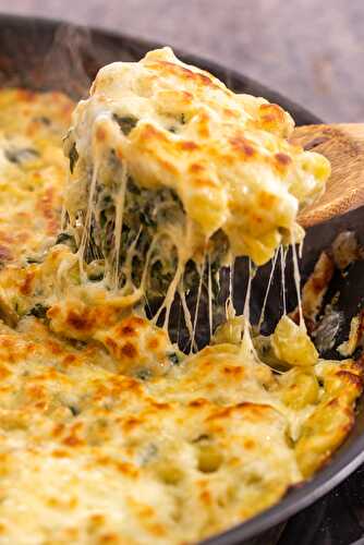 Macaroni Cheese With Spinach And Artichoke