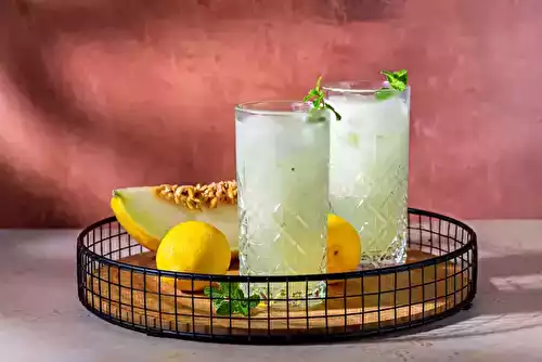 Cantaloupe and Lemon Juice