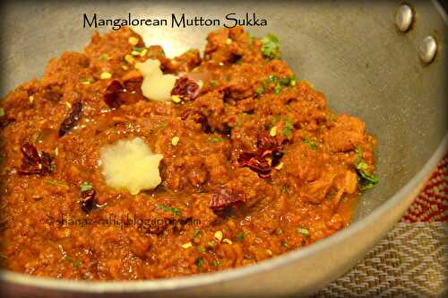 Mangalorean Mutton Sukka