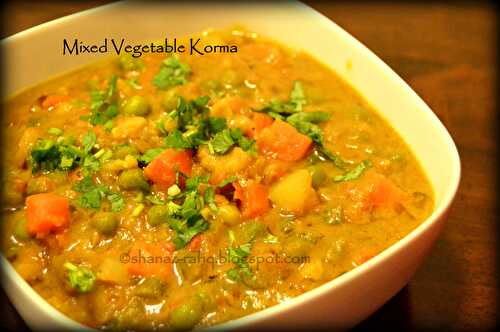 Vegetable Korma