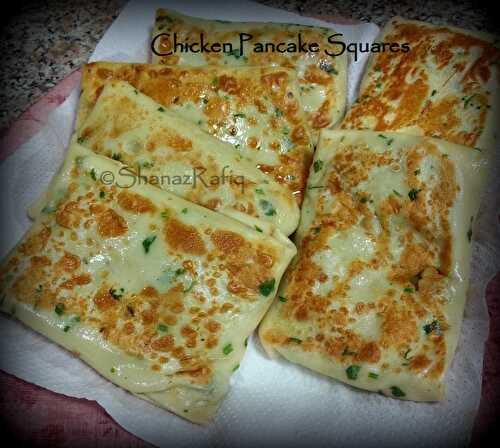 Chicken Pancake Squares