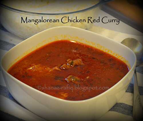 Mangalorean Chicken Red Curry