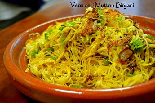 Mutton Vermicelli Biryani