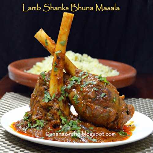Lamb Shanks Bhuna Masala